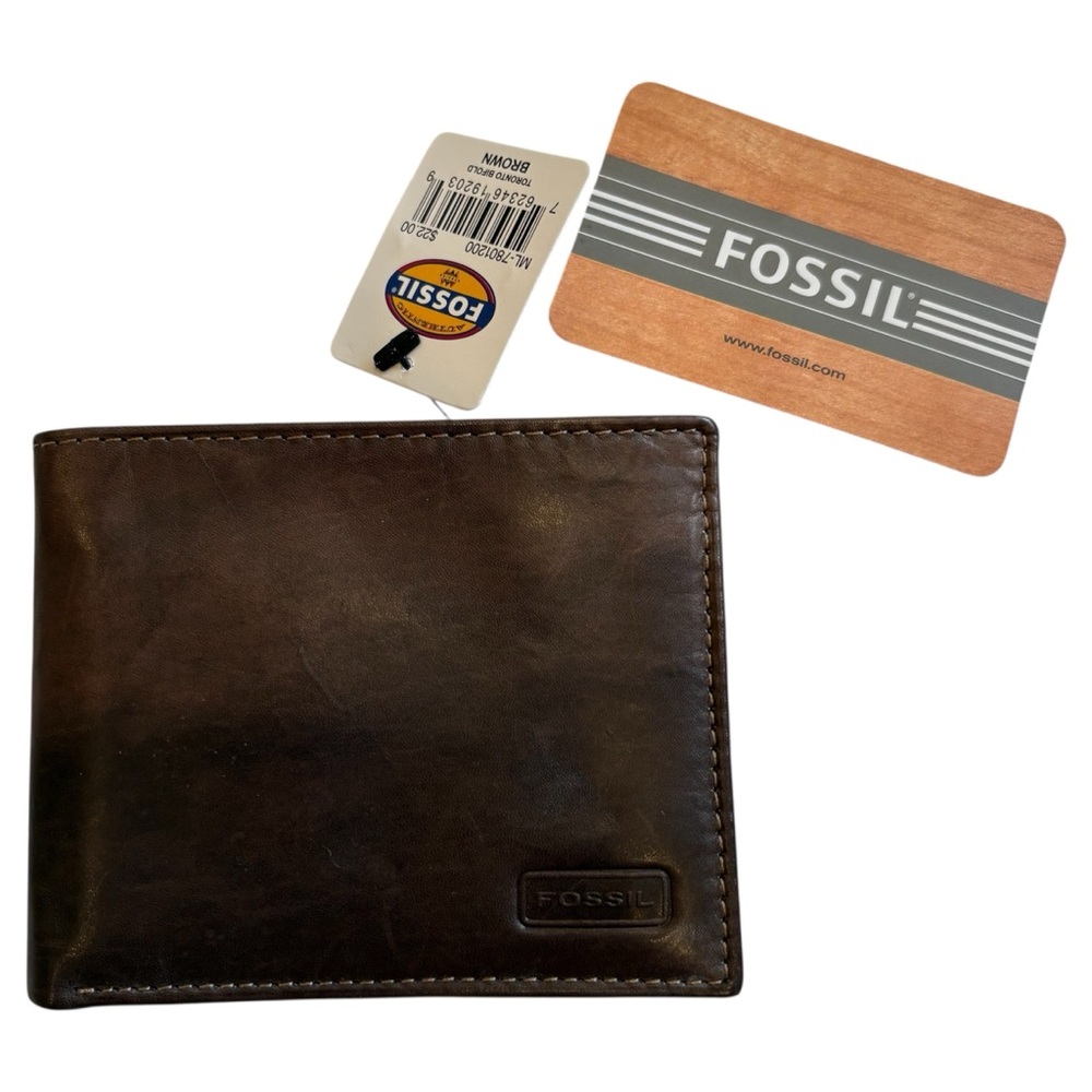 Fossil NWT Men’s Leather Bifold Wallet